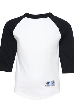 Champion T13Y - T-shirt de baseball raglan pour jeunes