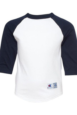Champion T13Y - T-shirt de baseball raglan pour jeunes