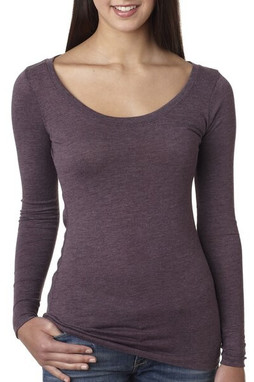 Next Level 6731 - Ladies Triblend Long Sleeve Scoop
