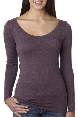 Next Level 6731 - Ladies' Triblend Long Sleeve Scoop