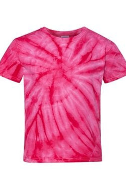 Tie-Dyed 20BCY - Youth Cyclone Vat-Dyed Pinwheel Short Sleeve T-Shirt