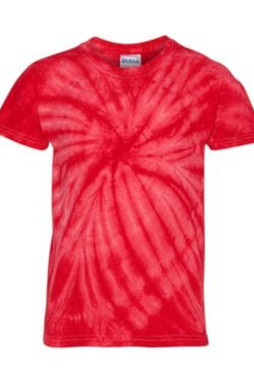 Tie-Dyed 20BCY - Youth Cyclone Vat-Dyed Pinwheel Short Sleeve T-Shirt