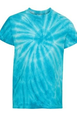 Tie-Dyed 20BCY - Youth Cyclone Vat-Dyed Pinwheel Short Sleeve T-Shirt