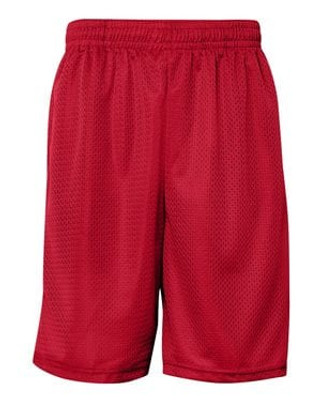 Badger 7219 - Short con bolsillo de malla con entrepierna de  9"