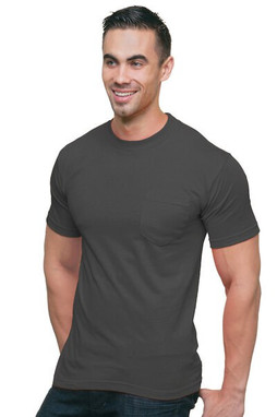 Bayside 3015 - Union-Made Short Sleeve T-Shirt with a Pocket