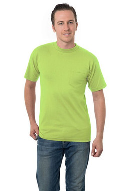 Bayside 3015 - Union-Made Short Sleeve T-Shirt with a Pocket