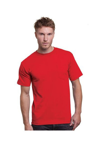 Bayside 3015 - Union-Made Short Sleeve T-Shirt with a Pocket