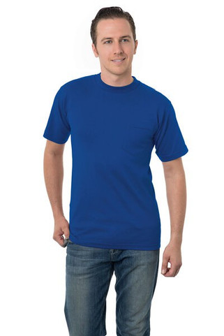 Bayside 3015 - Union-Made Short Sleeve T-Shirt with a Pocket