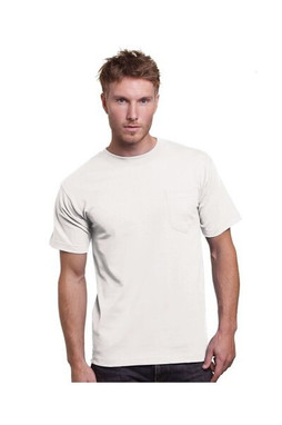 Bayside 3015 - Union-Made Short Sleeve T-Shirt with a Pocket