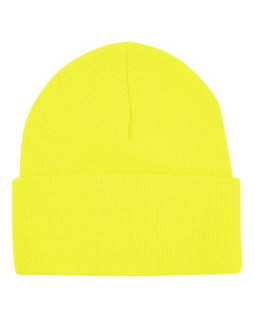 Bayside 3825 - USA-Made 12 Inch Knit Beanie with Cuff