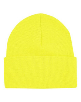 Bayside 3825 - USA-Made 12 Inch Knit Beanie with Cuff