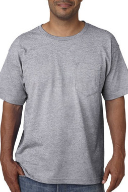 Bayside 5070 - USA-Made Short Sleeve T-Shirt With a Pocket