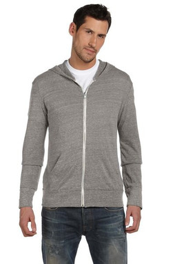 Alternative 1970e1 - Unisex Eco-Jersey Hooded Full-Zip T-Shirt