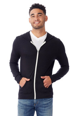 Alternative 1970e1 - Unisex Eco-Jersey Hooded Full-Zip T-Shirt
