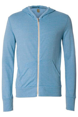 Alternative 1970e1 - Unisex Eco-Jersey Hooded Full-Zip T-Shirt