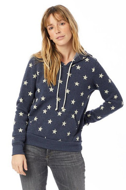 Alternative 9596 - Ladies Eco-Fleece Athletics Hooded Pullover