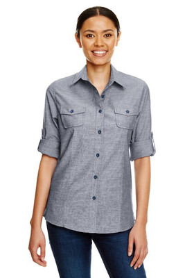 Burnside B5255 - Ladies' Long Sleeve Chambray