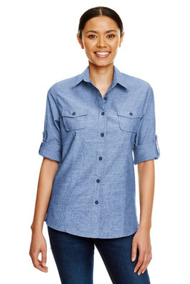 Burnside B5255 - Ladies' Long Sleeve Chambray