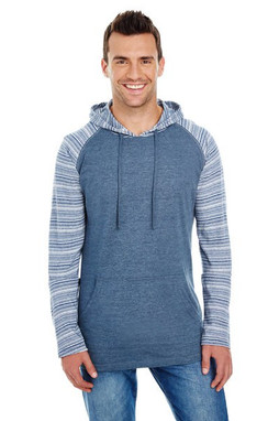 Burnside B8127 - Yarn-Dyed Raglan Pullover