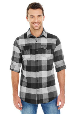 Burnside B8210 - Yarn-Dyed Long Sleeve Flannel Shirt