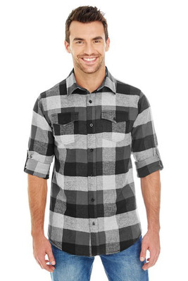 Burnside B8210 - Yarn-Dyed Long Sleeve Flannel Shirt