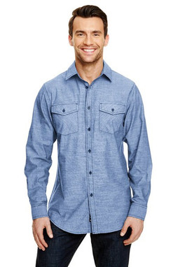 Burnside B8255 - Chambray Long Sleeve Shirt