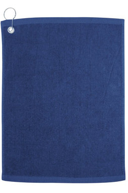 Carmel Towel Company C1518GH - Velour Hemmed Towel with Corner Grommet & Hook
