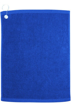 Carmel Towel Company C1518GH - Velour Hemmed Towel with Corner Grommet & Hook