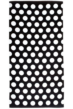 Carmel Towel Company C3060P - Polka Dot Velour Beach Towel