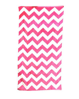 Carmel Towel Company C3060X - Chevron Velour Beach Towel