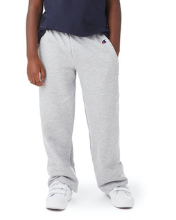 Champion P890 - Eco Youth Open Bottom Sweatpants with Pockets