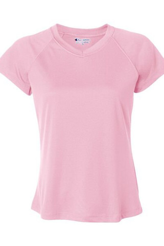 Champion CW23 - Ladies Double Dry® V-Neck Performance T-Shirt