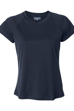 Champion CW23 - Ladies Double Dry® V-Neck Performance T-Shirt