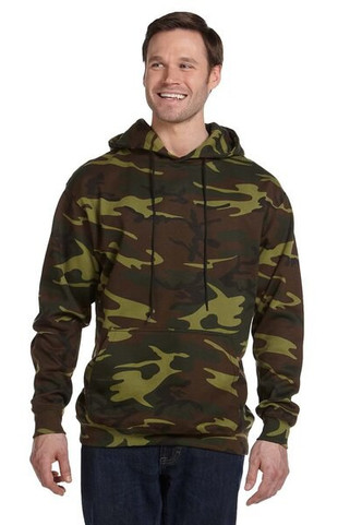 Code V 3969 - Camouflage Pullover Hooded Sweatshirt