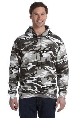 Code V 3969 - Camouflage Pullover Hooded Sweatshirt