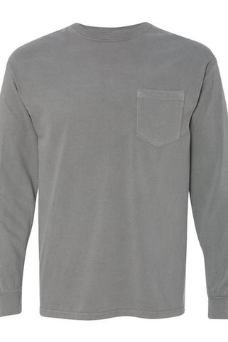 Comfort Colors 4410 - Remera de manga larga con bolsillo