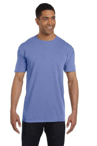Comfort Colors 6030 - Garment Dyed Short Sleeve Shirt with a Pocket
