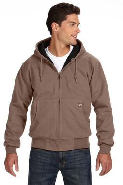 DRI DUCK 5020T - Hooded Cloth Jacket with Tricot Quilt Lining Tall Sizes