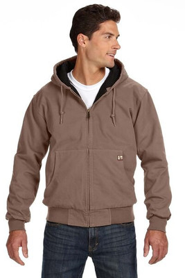 DRI DUCK 5020T - Hooded Cloth Jacket with Tricot Quilt Lining Tall Sizes