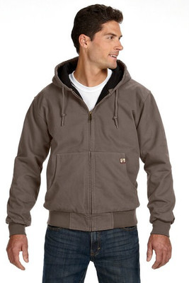 DRI DUCK 5020T - Hooded Cloth Jacket with Tricot Quilt Lining Tall Sizes