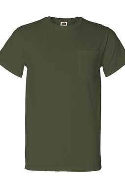Fruit of the Loom 3930PR - Heavy Cotton HD™ T-Shirt with a Left Chest Pocket