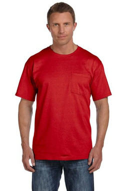 Fruit of the Loom 3930PR - Heavy Cotton HD™ T-Shirt with a Left Chest Pocket