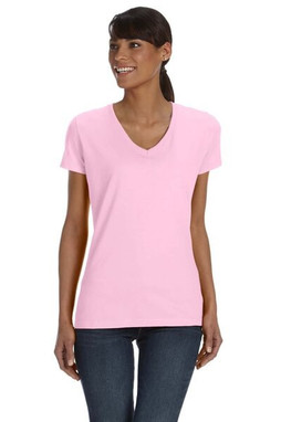 Fruit of the Loom L39VR - Ladies Heavy Cotton HD™ V-Neck T-Shirt