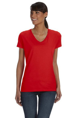 Fruit of the Loom L39VR - Ladies Heavy Cotton HD™ V-Neck T-Shirt