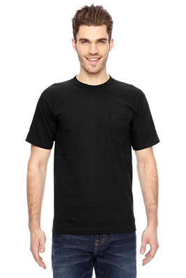 Bayside 7100 - USA-Made Short Sleeve T-Shirt with a Pocket