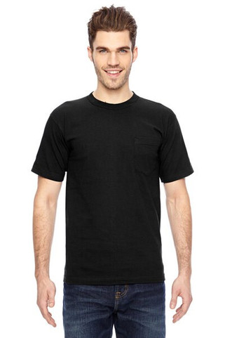 Bayside 7100 - USA-Made Short Sleeve T-Shirt with a Pocket