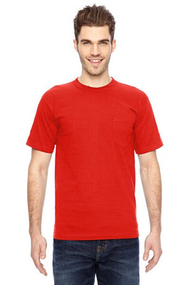 Bayside 7100 - USA-Made Short Sleeve T-Shirt with a Pocket