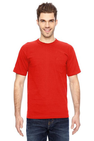 Bayside 7100 - USA-Made Short Sleeve T-Shirt with a Pocket