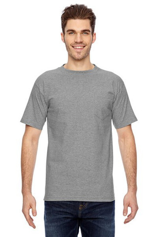 Bayside 7100 - USA-Made Short Sleeve T-Shirt with a Pocket