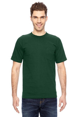Bayside 7100 - USA-Made Short Sleeve T-Shirt with a Pocket